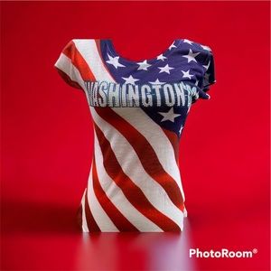 FLAG T-shirt SZ LG NEW